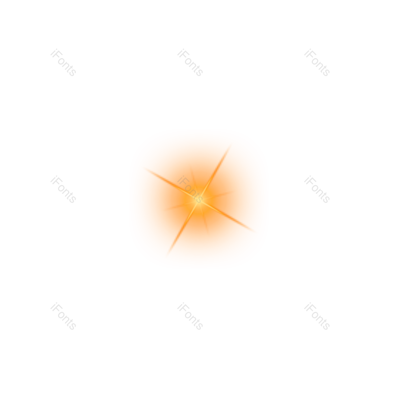 光效图片,橙色元素,电商PNG,免抠素材